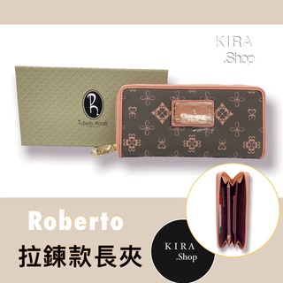 Roberto 諾貝兔 韓系復古時尚拉鍊長夾-多卡層設計 女生皮夾 長夾 原廠正品 (現貨)