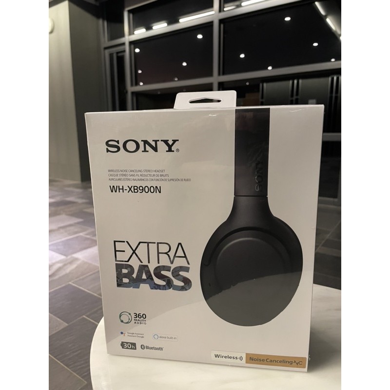 正品 SONY WH-XB900N EXTRA BASS(黑) 全新僅試聽
