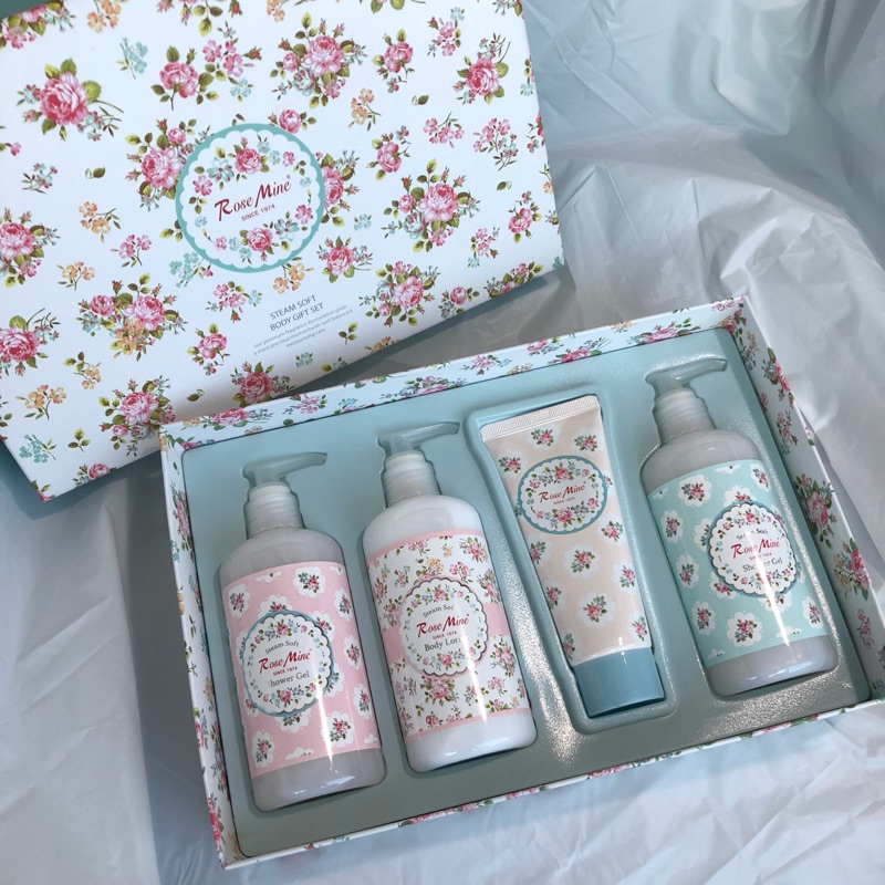 韓國 Rose Mine盥洗禮盒 乳液 沐浴乳 身體 保養 禮盒