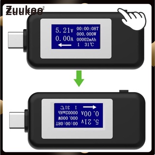 Type-c USB 電流檢測器 DC 數字顯示電壓表電流表 USB-C 測試儀