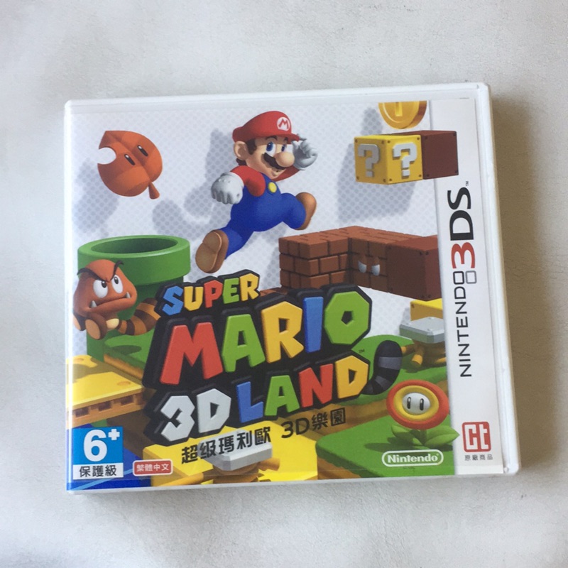 Nintendo 3DS 遊戲片 Super Mario 3D Land 超級瑪利歐