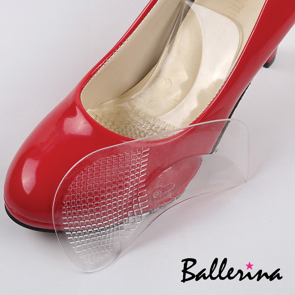 Ballerina-矽膠果凍二合一透明前掌墊(1對入)【TKL10146L1】