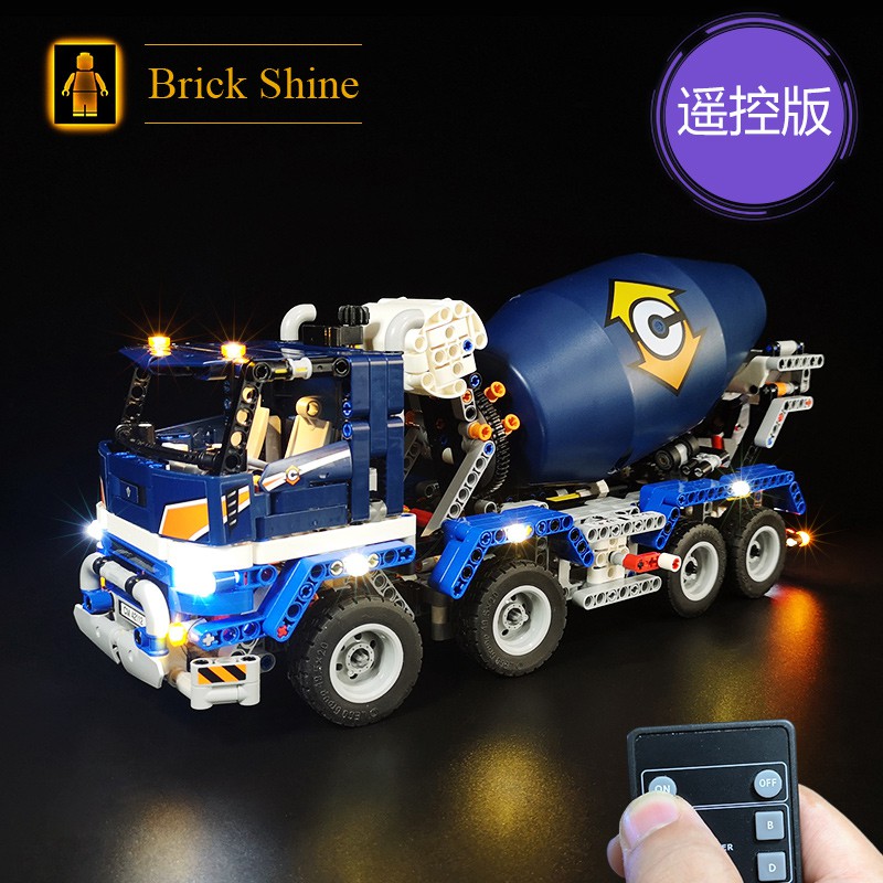 現貨【BRICK SHINE】【燈組】無主體 適用 樂高 LEGO 42112 水泥攪拌車 全新未拆 遙控版 BS燈組