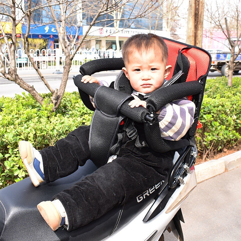 【新品特惠】摩托車後座兒童安全座椅電動車寶寶嬰幼兒坐椅後置電瓶車踏板車