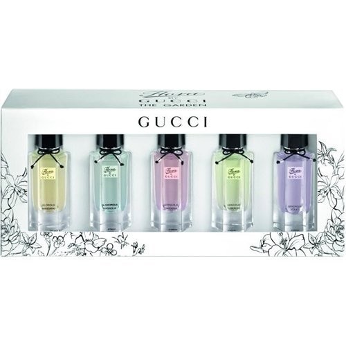 GUCCI 花園香氛系列 小香禮盒組 梔子花 晚香玉 白玉蘭 紫羅蘭 絢麗 橙 5ML*5【柒陸商店】