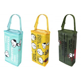 車之嚴選 cars go 汽車用品【SN120】日本SNOOPY 史奴比圖案 直掛式帆布面紙盒套(可吊掛車內頭枕)