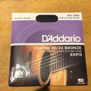 【胖子家樂器】D'Addario EXP13 木吉他弦 鋼弦 包覆 弦 民謠吉他弦 吉他弦 11-52