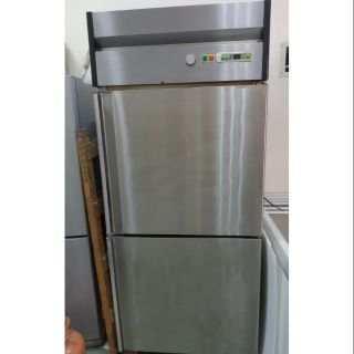 中古氣冷雙門白鐵冰箱氣冷雙門營業冰箱