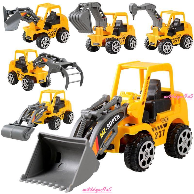 💕限時 熱賣💕兒童地攤工程車 挖掘機玩具 挖土機模型玩具 攪拌機 交通造型玩具 S