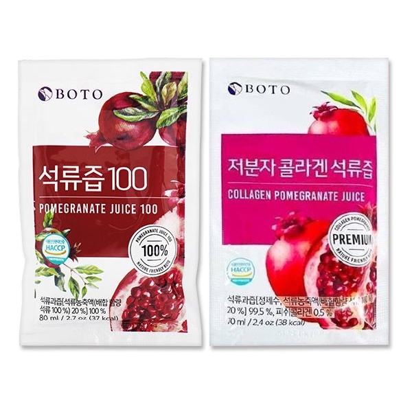韓國 BOTO~紅石榴汁(80ml)／紅石榴汁(膠原蛋白)70ml 款式可選【小三美日】DS005985-1