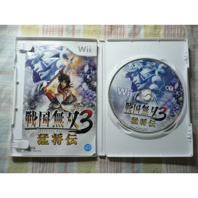 日版wii 戰國無雙3 猛將傳 蝦皮購物