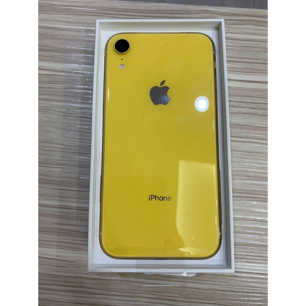 Tsc 現貨 二手蘋果apple Iphonexr 256g 黃6 1吋中古機二手外觀無傷9 9成新 蝦皮購物