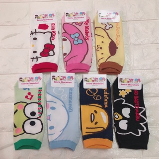 〒藍色海洋〒㊣Hello Kitty襪子 直版襪 美樂蒂 布丁狗 大眼蛙 大耳狗 蛋黃哥 酷企鵝