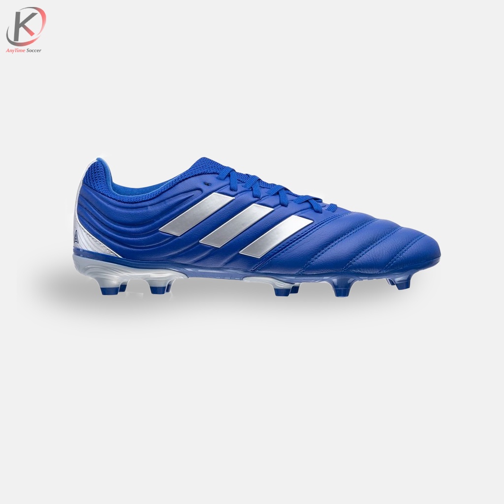 Adidas Copa 20.3 FG 寶藍色銀色金屬色 - 正品 Adidas 銀藍色足球鞋