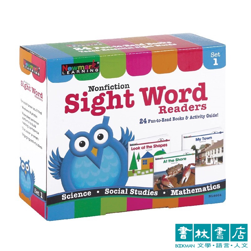 Nonfiction Sight Word Readers Set 1 小兒跨學科常見單字閱讀盒 書林書店