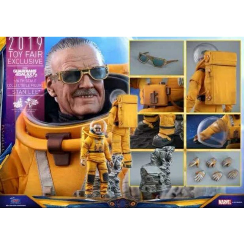 全新未拆 Hot Toys MMS545 星際異攻隊 2 Stan Lee 史丹利 2019 會場限定 版