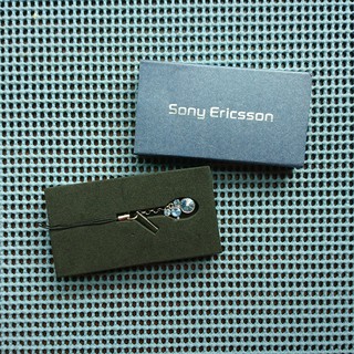 Sony Ericsson葡萄串造型水晶吊飾(冰湖藍)