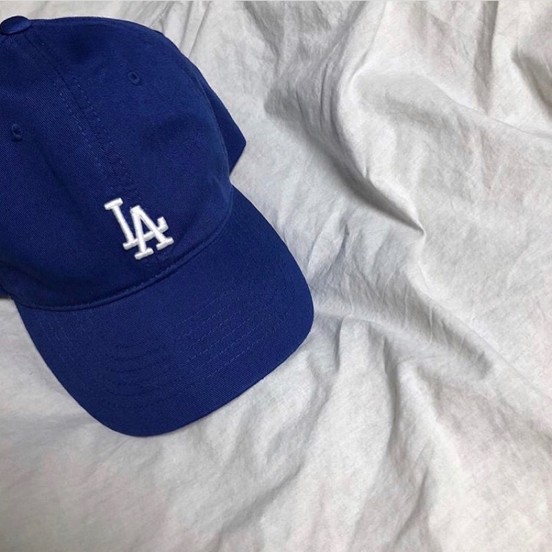 🌸預購// MLB LA寶藍色老帽