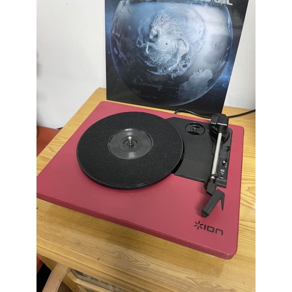 ION Audio Compact LP 皮革黑膠唱機 二手 九成新