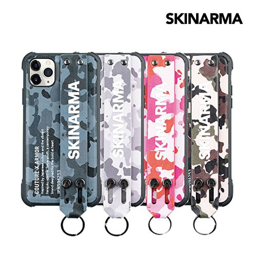 Skinarma iPhone 11 Pro  日本潮牌 迷彩設計腕帶防摔殼 保護殼 迷彩 手機殼 保護殼 多色