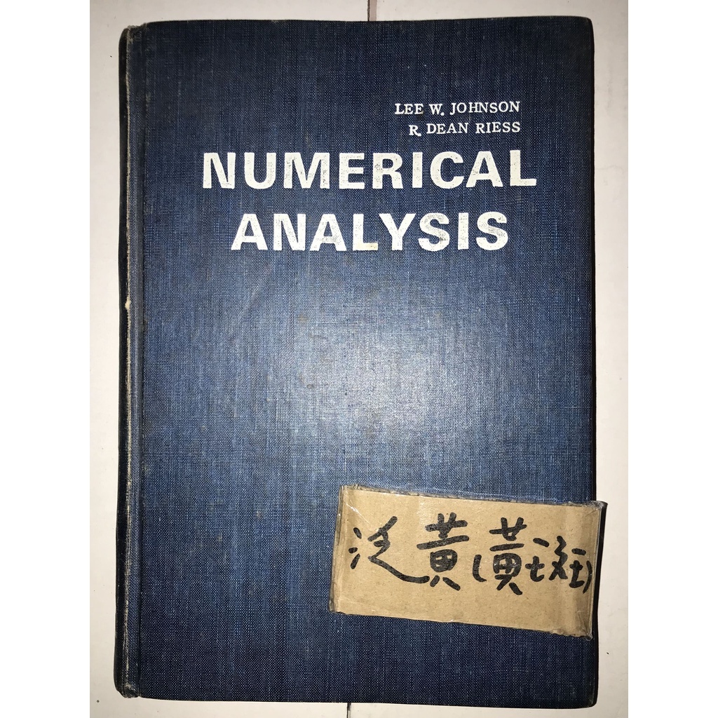 Numerical Analysis / Lee W. Johnson