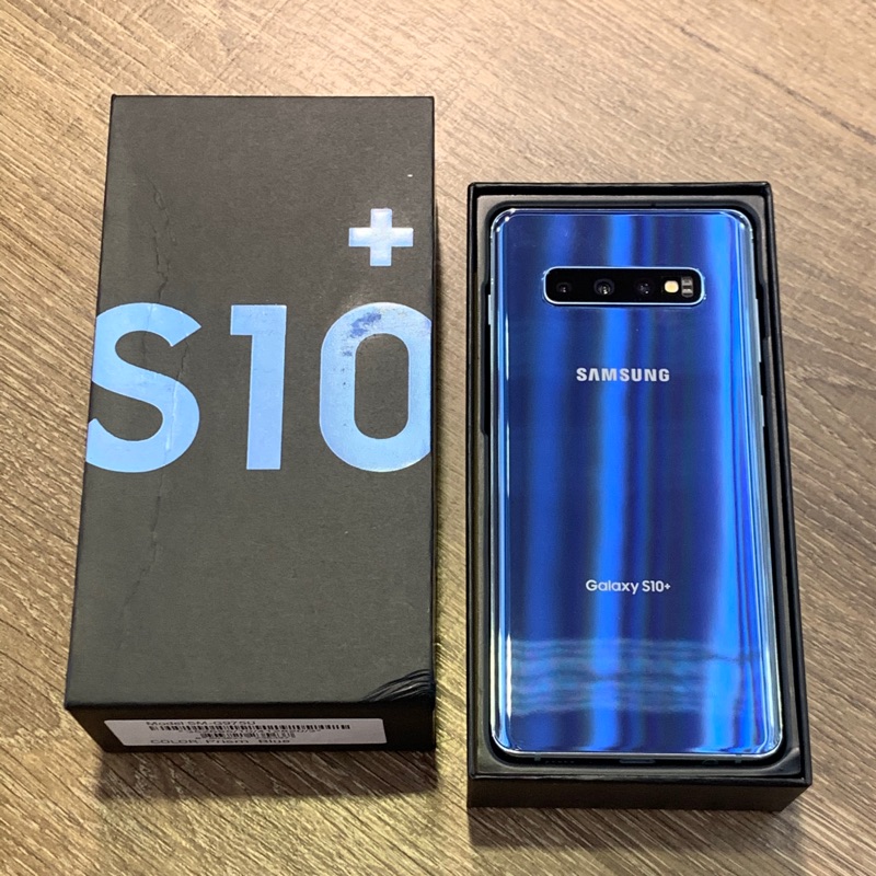 🔥S10+美版 128G 絢光藍 9.5成新 中古美機🔥舊機貼換/信用卡分期0利率