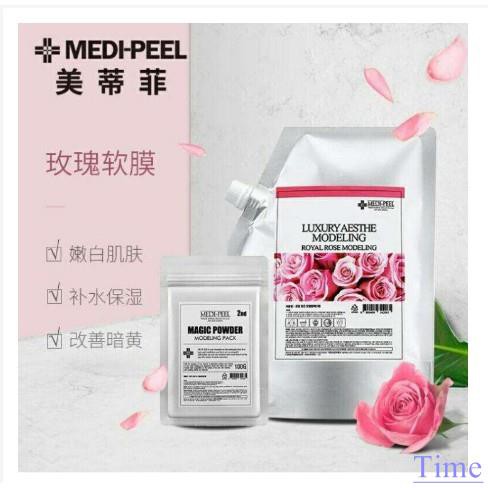 Time 韓國medi Peel 美蒂菲玫瑰軟膜1kg 美容院專用玫瑰軟膜粉泥膜美蒂菲凍膜面膜 蝦皮購物