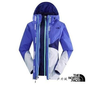【The North Face】女 HyVent防水化纖可套接兩件式外套