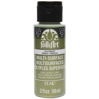 FolkArt 橄欖石色 59 ml Multi-Surface Pearl 多重表面珍珠壓克力顏料 - 6315