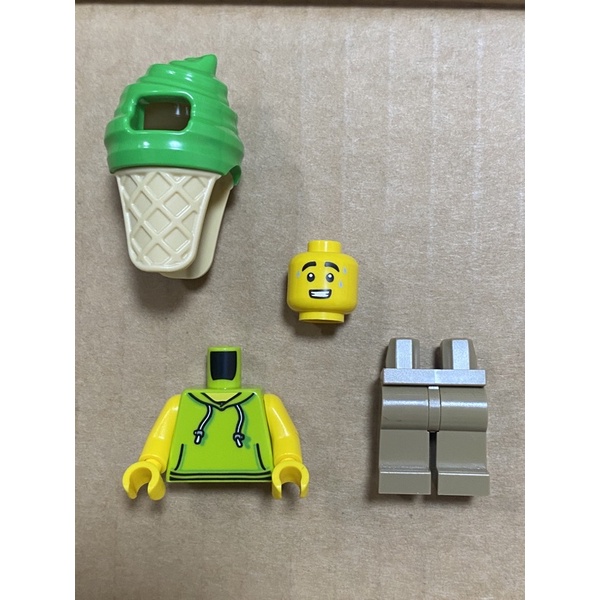 LEGO 樂高 人偶 綠色冰淇淋人 城市 City 60328