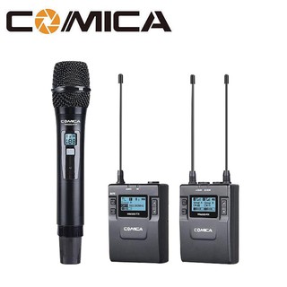 COMICA CVM-WM300B 【eYeCam】UHF 全金屬 一對二 無線麥克風 採訪 錄影 錄音 收音 實時監控