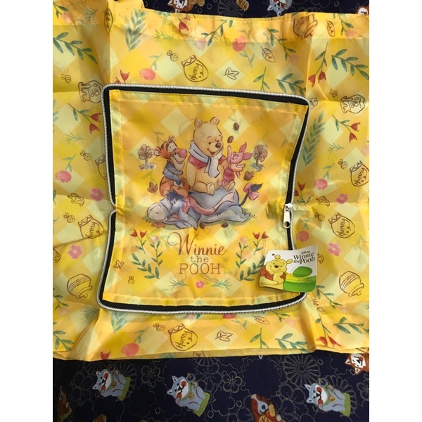 DISNEY迪士尼小熊維尼 米妮 史迪奇收納購物袋 收納袋 萬用袋 購物袋 迪士尼折疊購物袋 DISNEY收納購物袋