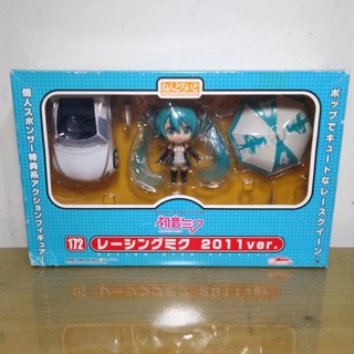 《203公仔》【日版全新】初音未來 賽車 172 GSC 黏土人 初音 好微笑 Q版 公仔 正版