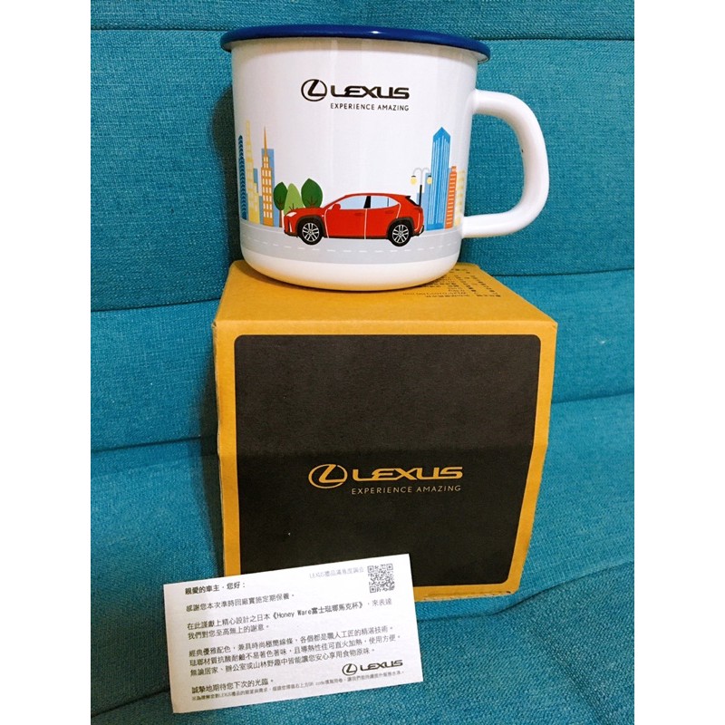 原廠凌志lexus Honey Ware富士琺瑯馬克杯 蝦皮購物