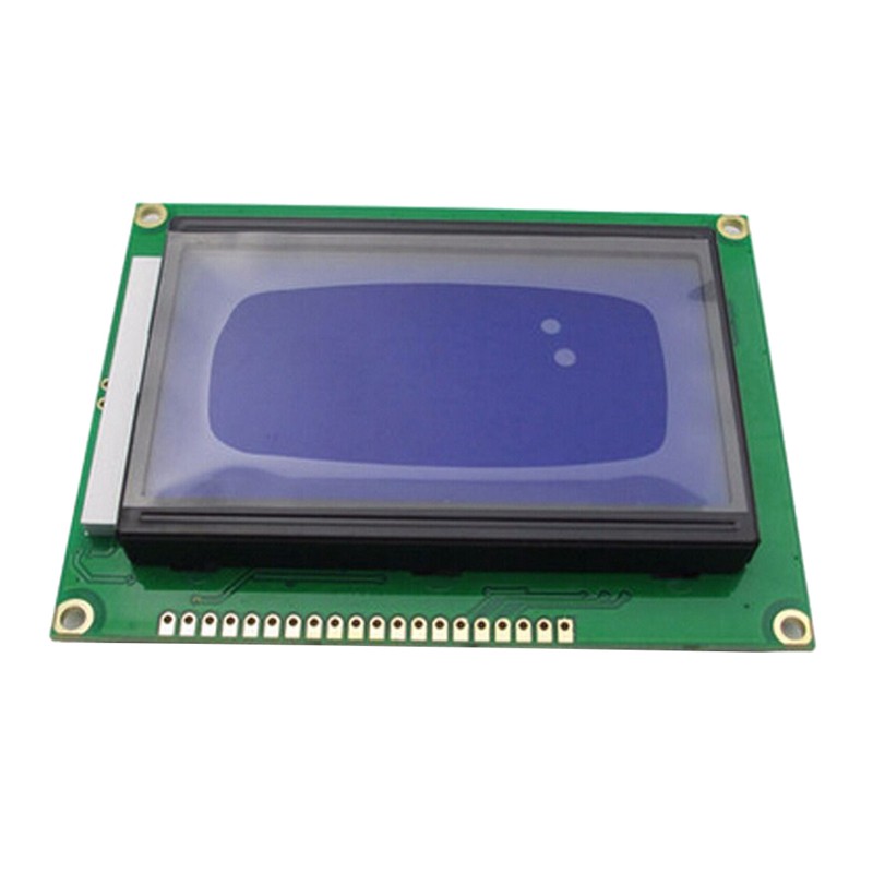 St7920 12864 LCD 顯示屏藍色背光並行串行模塊,適用於 Arduino 5V