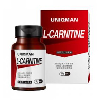 UNIQMAN 卡尼丁_L-肉鹼 素食膠囊 (60粒/瓶)