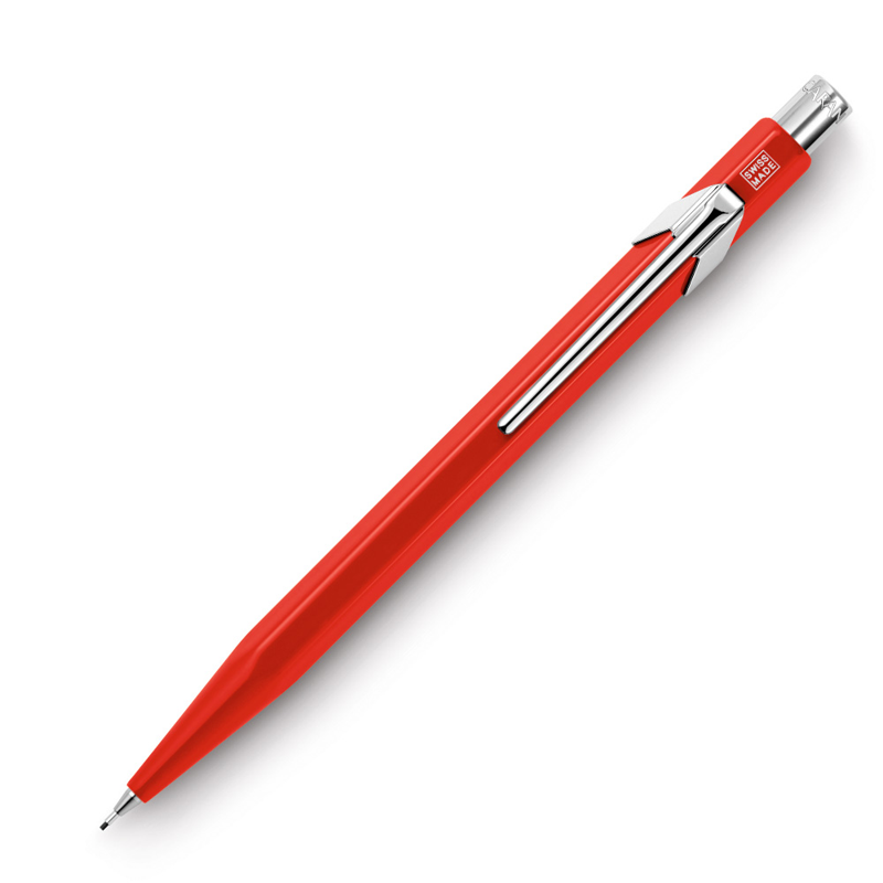 【瑞士卡達 CARAN D’ ACHE】844 0.7mm自動鉛筆／紅 TAAZE讀冊生活網路書店