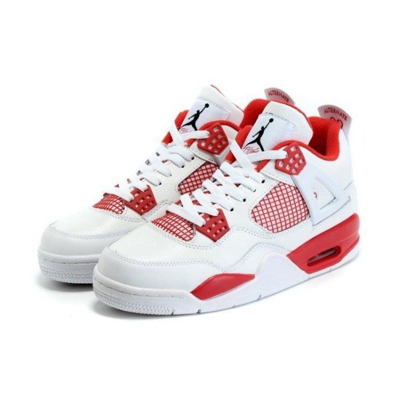 Nike Air Jordan 4 Retro Alternate 89白紅黑 喬丹 4代 籃球鞋 （二手）US10