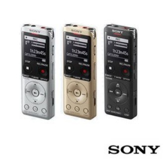 台灣公司貨保固1年 SONY ICD-UX570F 錄音筆 內建4GB 收音機 UX570 黑/金/銀 視聽影訊