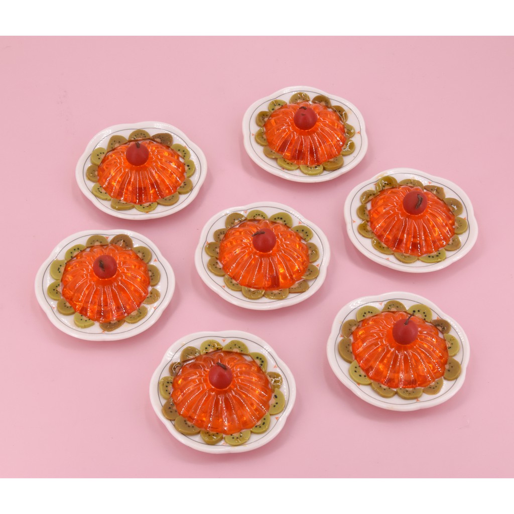 【AJ】水果 果凍盤 甜點 奇異果 麵包土磁鐵 冰箱貼 // 立體 仿真 冰箱裝飾 居家裝飾 創意家居擺飾