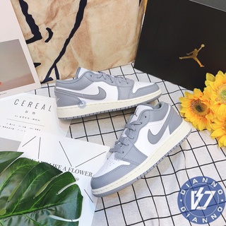 帝安諾 - 實體店面 NIKE Air Jordan 1 Low 復古 煙灰 淺灰 奶油底 灰白 553560-053