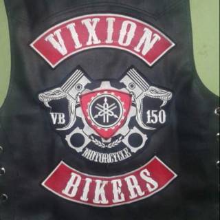 山葉 Vixion Emblem vixion Patch vixion Logo vixion 刺繡 Yamaha v