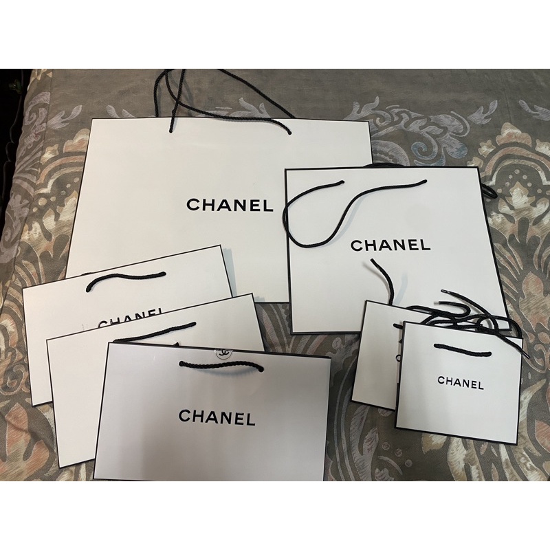［名牌精品紙袋提袋］Chanel 香奈兒 專櫃 提袋 紙袋 紙盒