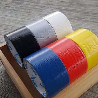 居家必備 多色布面膠帶 布質 布紋 可手撕 膠帶斷面整齊 黃/綠/紅/黑/白/灰/棕/藍