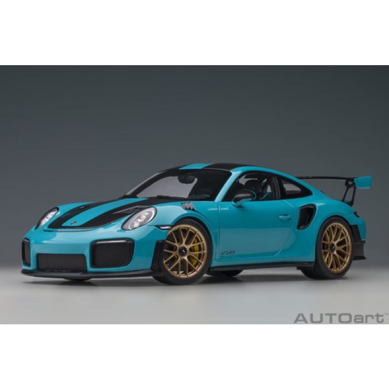 《預購》Autoart 1:18  1/18 保時捷Porsche 911.2 GT2 RS  藍色全可開