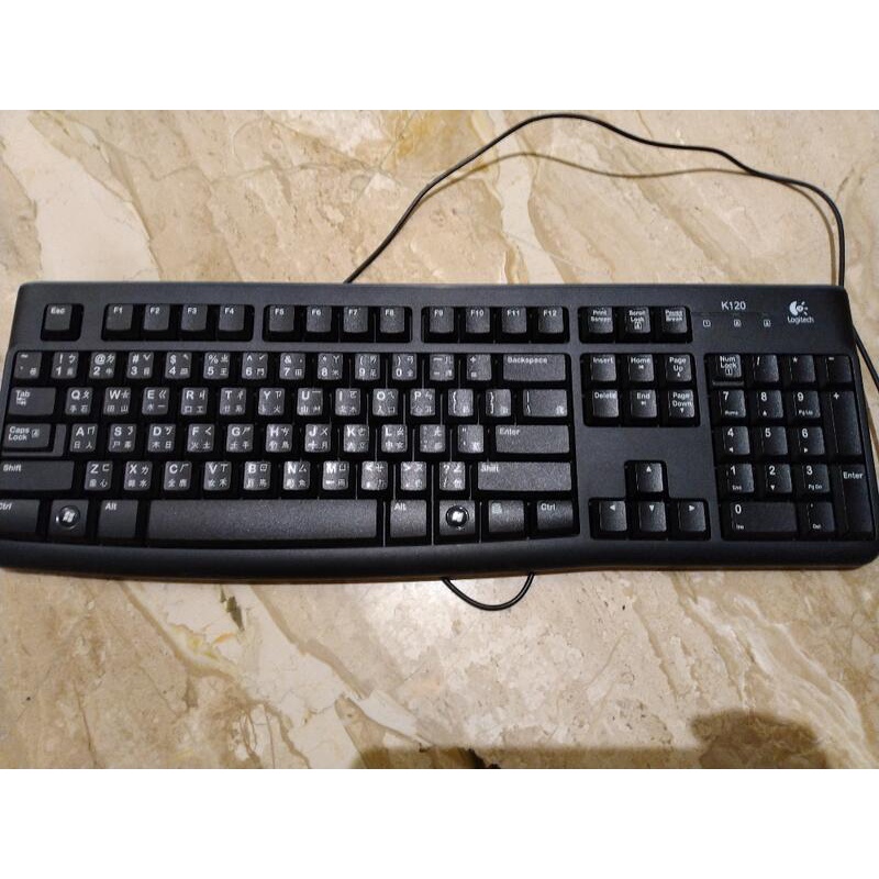 [誠可議] 全新 羅技 K120 防濺灑設計 有線 鍵盤 有線鍵盤