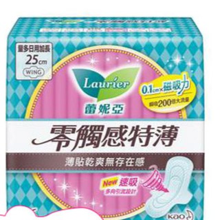 蕾妮亞 衛生棉 零觸感量多日用加長型25cm 8片入