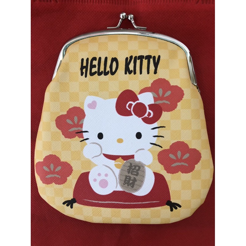 7-11 Hello Kitty 新年開運口金包 卡套零錢包 304不銹鋼分隔餐盒