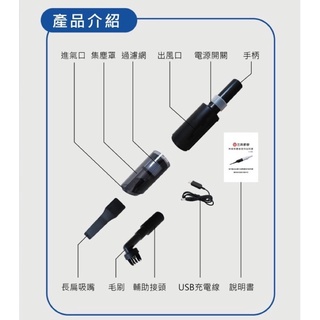 三井武田無線吸塵器USB充電線