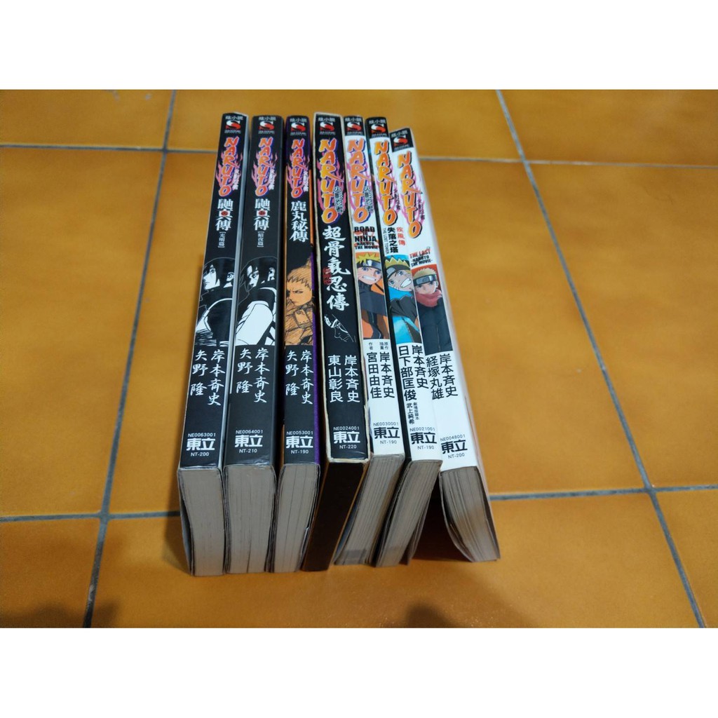 小說火影忍者 鼬真傳 鹿丸秘傳 超骨氣忍傳 忍者之路 失落之塔 The Last 蝦皮購物